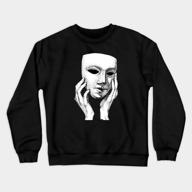 Unmask Real You Crewneck Sweatshirt by orangedan